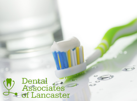 toothbrush with toothpaste